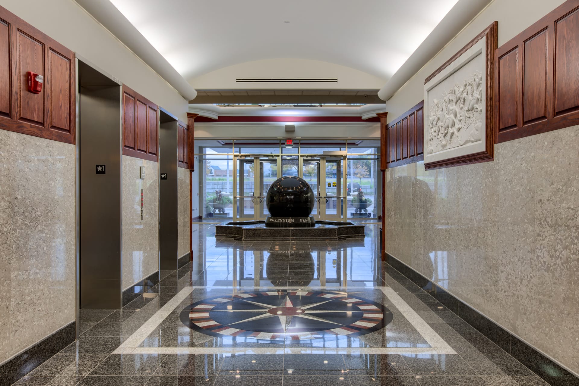Millennium Plaza marble lobby